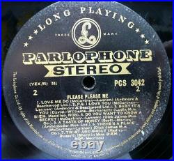 BEATLES Please Please Me UK 1st Gold Label Stereo LP STUNNING CONDITION