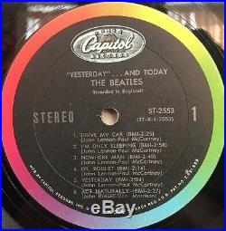 BEATLES YESTERDAY AND TODAY 2nd STATE STEREO BUTCHER LP CAPITOL ST-2553