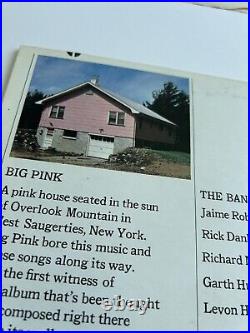 BIG PINK BY THE BAND Original 1968 1st PressSKAO-2955 Bob Dylan Cover Art EX/EX