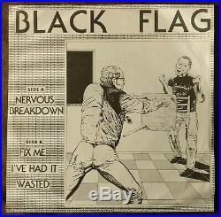 BLACK FLAG Nervous Breakdown BRICK COVER CIRCLE JERKS SST ROLLINS MINOR THREAT