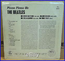 Black & Gold Beatles Please Please Me Og Mono Parlophone Lp Pmc1202 Rare Clip