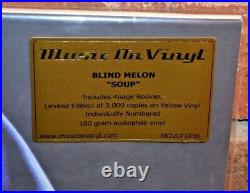 BLIND MELON Soup, Limited Import 180 Gram YELLOW VINYL Foil #'d NEW