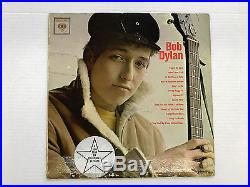 BOB DYLAN-BOB DYLAN-1st LP-MONO 1st PRESS PROMO-6 EYE-VINYL 2.0, COVER 2.0