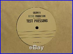 BOB DYLAN Blood on the Tracks Vinyl Test Pressing ULTRA RARE COLLECTABLE