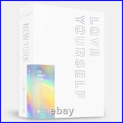 BTS WORLD TOUR LOVE YOURSELF NEW YORK BLU-RAY 2DISC+P. Book+2p Card+GIFT SEALED