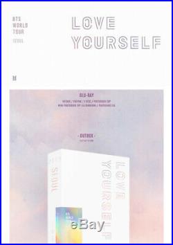 BTS WORLD TOUR LOVE YOURSELF SEOUL BLU-RAY 3DISC+2PhotoBook+Card+Pre-Order+2GIFT