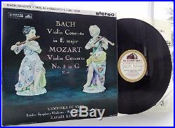 Bach / Mozart Violin Concertos Gioconda De Vito HMV ASD 429 ED1 LP