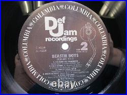 Beastie Boys Licensed To Ill LP Record Ultrasonic Clean 1986 Def Jam EX c EX
