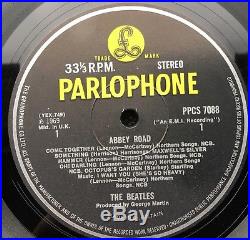 Beatles Abbey Road 1969 EXPORT PPCS 7088 Parlophone Sticker NEAR MINT