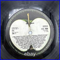 Beatles Abbey Road 1969 UK 1st Press Misaligned Apple Cover No Her Majesty