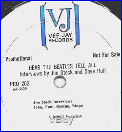 Beatles LP HEAR THE BEATLES TELL ALL Vee Jay PROMO Very Rare! EX+