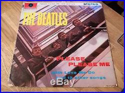 Beatles LP Please please me UK Stereo BLACK AND GOLD Parlophone 1st PRESS