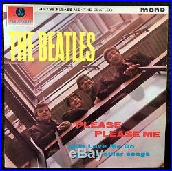 Beatles Please Please Me Mono Gold & Black 1st Press Dick James NEAR MINT