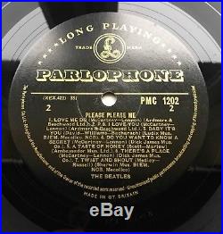 Beatles Please Please Me Mono Gold & Black 1st Press Dick James NEAR MINT