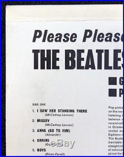 Beatles Please Please Me Stereo Gold And Black 1st Press Dick James Credits