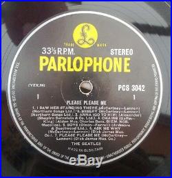 Beatles Please Please Me Super Uk Rarest 4th Label Stereo No Rec 1st Pub 1g
