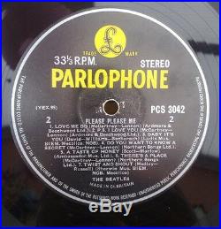 Beatles Please Please Me Super Uk Rarest 4th Label Stereo No Rec 1st Pub 1g