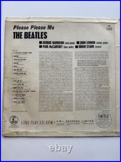 Beatles Please Please Me UK Mono Parlophone 4th Pressing LP VG+