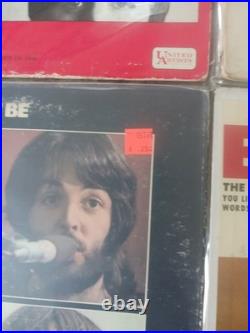 Beatles Vinyl Lot x 4 White Album VI Let it Be HDN VG to VG +