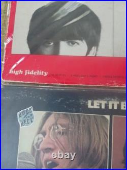 Beatles Vinyl Lot x 4 White Album VI Let it Be HDN VG to VG +