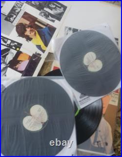 Beatles Vinyl Lot x 4 White Album VI Let it Be HDN VG to VG +