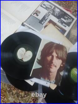 Beatles Vinyl Lot x 4 White Album VI Let it Be HDN VG to VG +