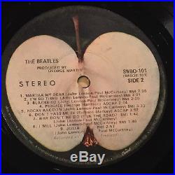 Beatles White Album ORANGE COVER USA APPLE Embossed Numbered INSANELY UBER RARE
