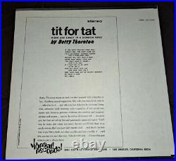 Betty Thornton Tit for Tat Beacon Album LP #1002 Rare Adults Only VG+