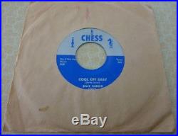 Billy Barrix, Cool Off Baby, Monster Rare Authentic Original 1957 Chess Label45