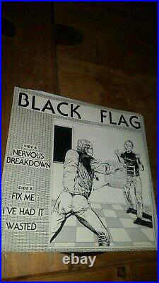 Black Flag Nervous Breakdown Misfits Punk Hardcore Sst 1 Original 1978 Great