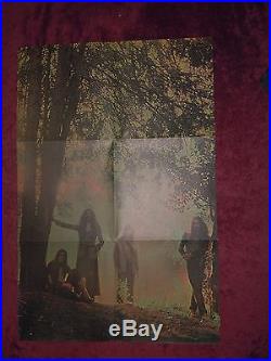 Black Sabbath Master of Reality 1971 UK Vertigo 1st Press With Original Poster EX+
