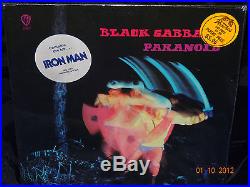 Black Sabbath PARANOID SEALED USA 1ST PRESS 1970 GATEFOLD LP With HYPE STICKER