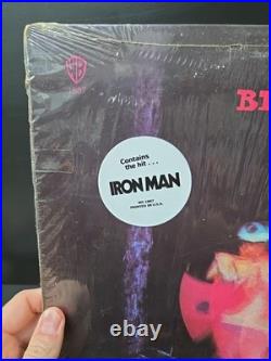 Black Sabbath Paranoid Lp Vinyl 1971 1st Press Shrink/Hype/Insert EX/EX