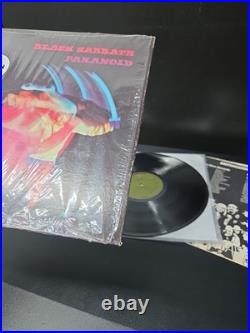 Black Sabbath Paranoid Lp Vinyl 1971 1st Press Shrink/Hype/Insert EX/EX