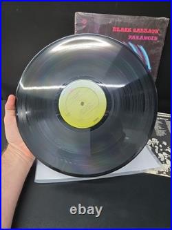 Black Sabbath Paranoid Lp Vinyl 1971 1st Press Shrink/Hype/Insert EX/EX