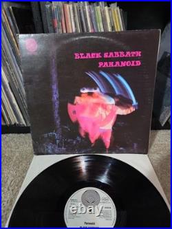 Black Sabbath Paranoid Lp Vinyl OG Early German Vertigo Press Gatefold VG+/NM