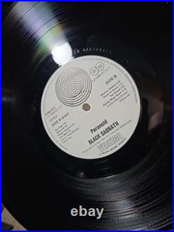 Black Sabbath Paranoid Lp Vinyl OG Early German Vertigo Press Gatefold VG+/NM
