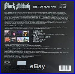 Black Sabbath The Ten Year War 1st press limited numbered 8 vinyl LP / 2 7 box