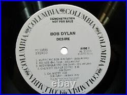 Bob Dylan Desire LP Record White Label Promo PC 33893 NM Ultrasonic Clean