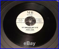 Bobby Kline Say Something Nice To Me MEGA RARE ORIG 1967 MB 7 45 rpm (VG-)