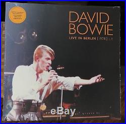Brooklyn New York DAVID BOWIE IS Exclusive orange vinyl Live in Berlin 1978 LP