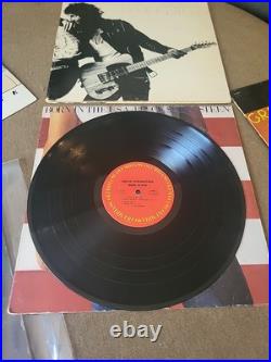 Bruce Springsteen 7 Record Lot +3 Cassette The River Born To Run Born In The USA