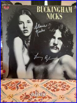 Buckingham Nicks Vinyl Signed Gatefold! Stevie Nicks Fleetwood Mac Lindsey