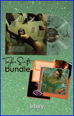 Bundle! Taylor Swift-The Life of a Showgirl Shiny Bug Ed Wintergreen Onyx + CD