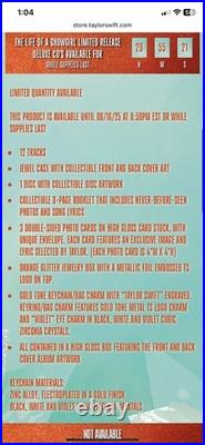 Bundle! Taylor Swift-The Life of a Showgirl Shiny Bug Ed Wintergreen Onyx + CD