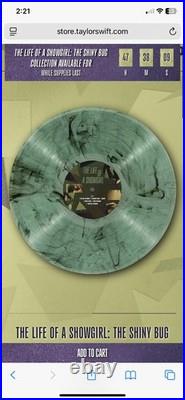 Bundle! Taylor Swift-The Life of a Showgirl Shiny Bug Ed Wintergreen Onyx + CD