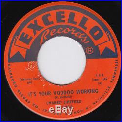 CHARLES SHEFFIELD It's Your Voodoo Working RARE! Orig US 45 northern soul r&b