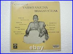CHEMBAI VAIDYANATHA BHAGAVATHAR TELUGU & SANSKRIT RARE LP CLASSICAL INDIA vg+