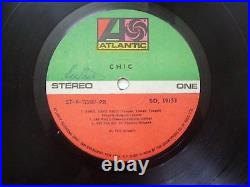 CHIC CHIC dance dance atlantic RARE LP RECORD vinyl 1977 INDIA INDIAN VG+