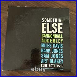 Cannonball Adderley-somethin' Else-blp 1595-orig. Mono Dg Rvg/ear Classic Jazz